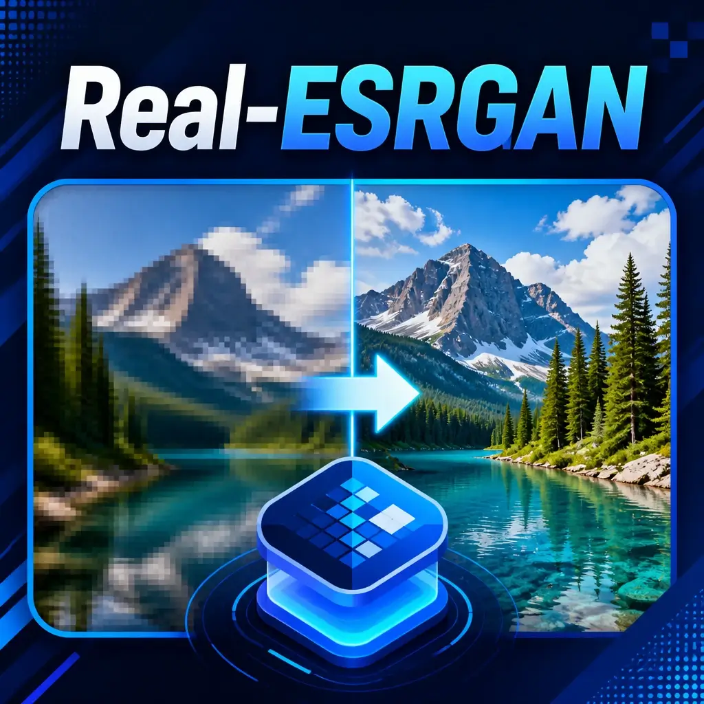 نمای مدل Real-ESRGAN