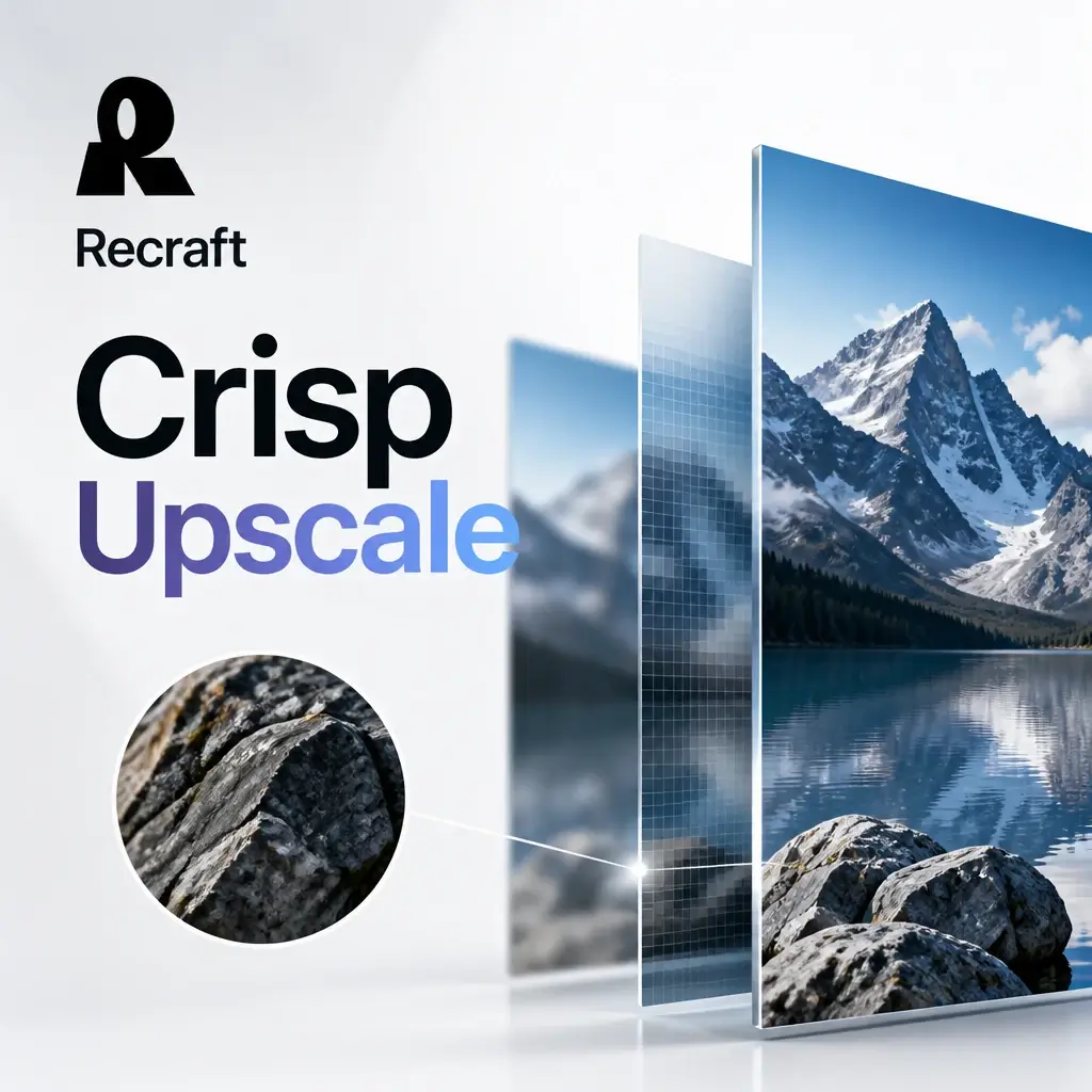 نمای مدل Recraft Crisp Upscale