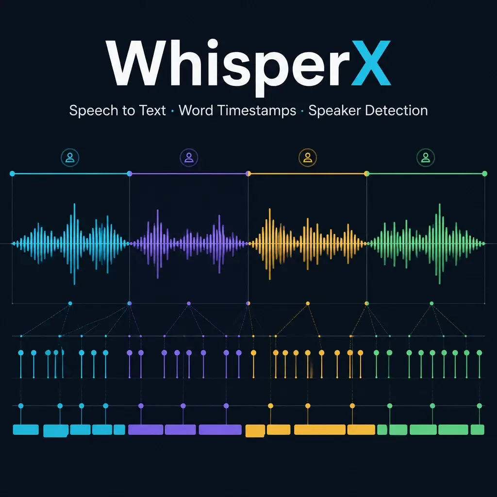 نمای مدل WhisperX Precision